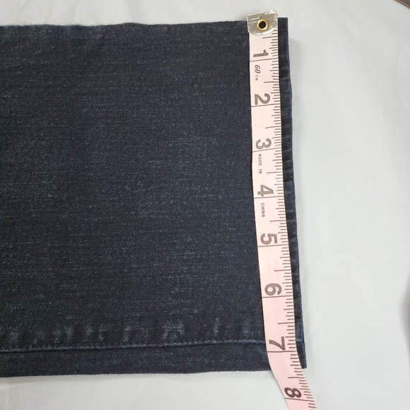 NYDJ Lift Tuck Straight Leg Jeans Mid Rise Slimming Gray Size 2 Long - Picture 10 of 13